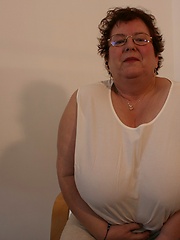 German granny with incredible huge breasts