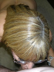 Amateur Grandma Gives Wet And Sticky Blowjob